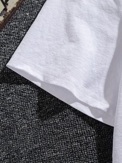 Chess Graphic Print Men's Short Sleeve T-shirt