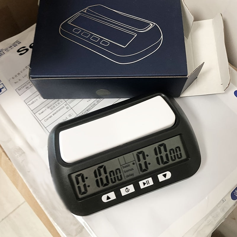 Portable Digital Chess Clock with Count Up/Down Timer and LED Display - Perfect Gift for Chess Enthusiasts