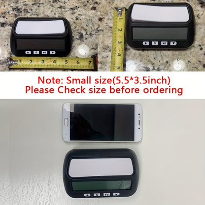 Portable Digital Chess Clock with Count Up/Down Timer and LED Display - Perfect Gift for Chess Enthusiasts