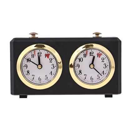 Retro Analog Chess Clock Timer - Wind-Up Mechanical Chess Clock