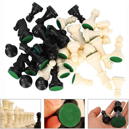 32 Chess Pieces High Quality Chess Game King 64mm, 77mm, OR 97mm Chess Set