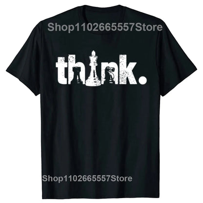 Funny Chess Player T Shirts Summer Checkmate Graphic Cotton Streetwear Short Sleeve Birthday Gifts T-shirt Mens Clothing