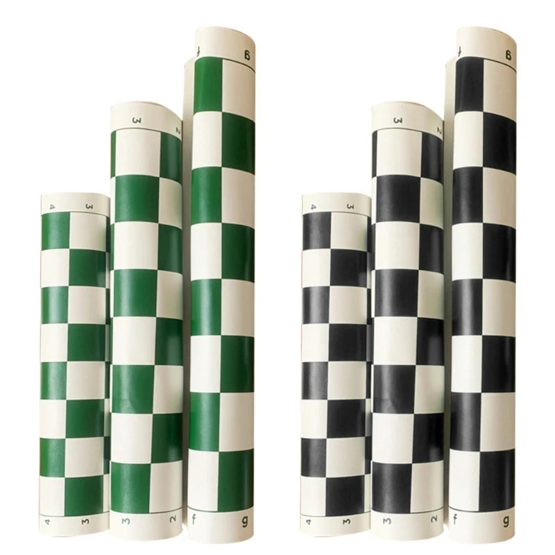 Standard Vinyl Roll Up Chess Boards - Professional Club & Tournament Chess Boards