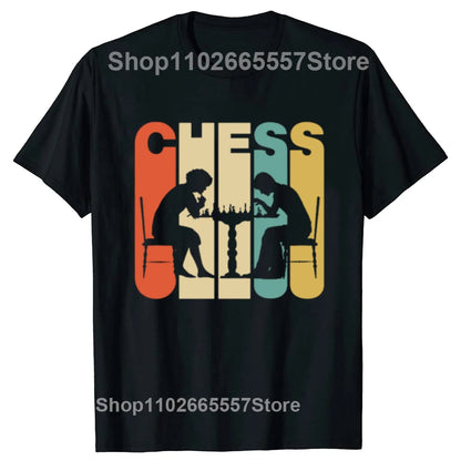 Funny Chess Player T Shirts Summer Checkmate Graphic Cotton Streetwear Short Sleeve Birthday Gifts T-shirt Mens Clothing