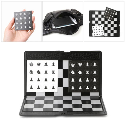 Pocket Folding International Chess Set Board Checkers