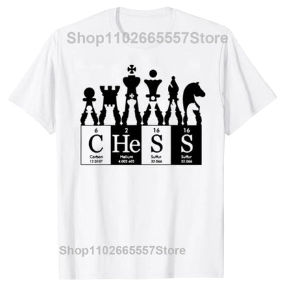 Funny Chess Player T Shirts Summer Checkmate Graphic Cotton Streetwear Short Sleeve Birthday Gifts T-shirt Mens Clothing