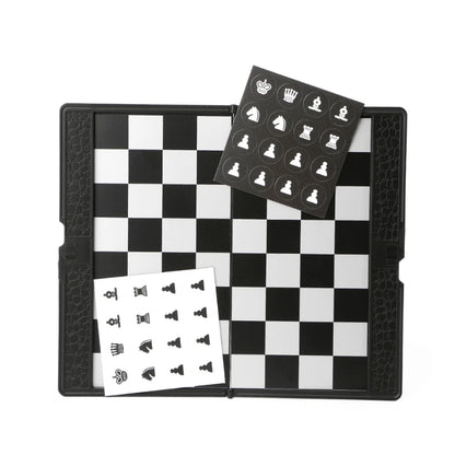 Pocket Folding International Chess Set Board Checkers