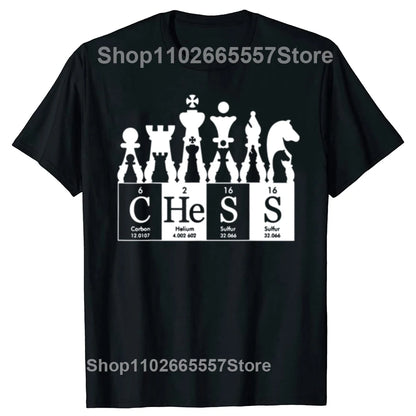 Funny Chess Player T Shirts Summer Checkmate Graphic Cotton Streetwear Short Sleeve Birthday Gifts T-shirt Mens Clothing
