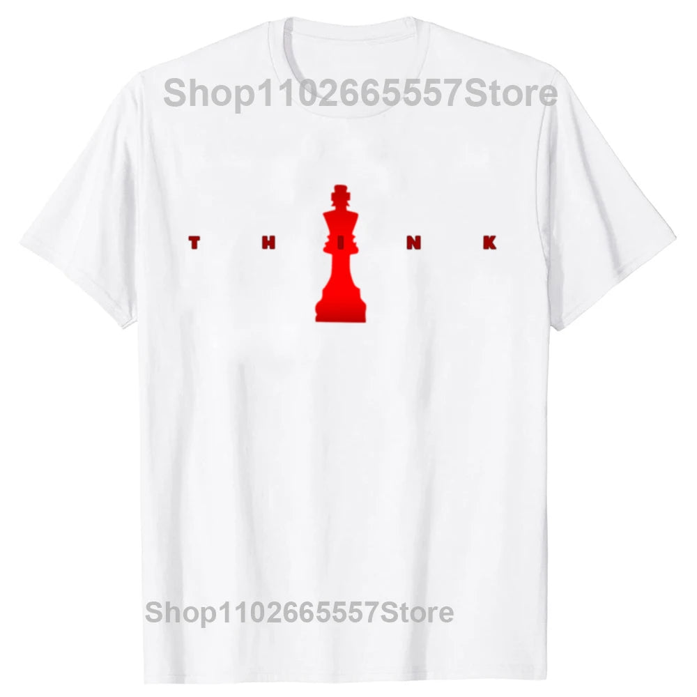 Funny Chess Player T Shirts Summer Checkmate Graphic Cotton Streetwear Short Sleeve Birthday Gifts T-shirt Mens Clothing