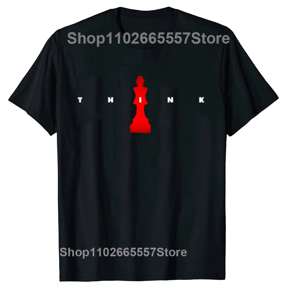 Funny Chess Player T Shirts Summer Checkmate Graphic Cotton Streetwear Short Sleeve Birthday Gifts T-shirt Mens Clothing
