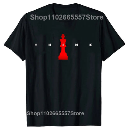 Funny Chess Player T Shirts Summer Checkmate Graphic Cotton Streetwear Short Sleeve Birthday Gifts T-shirt Mens Clothing